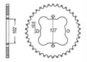 Rear sprocket Steel Polaris Chain 520