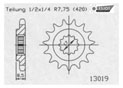 Front sprocket TT Esjot Lightweight