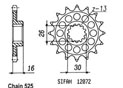 Front sprocket Esjot