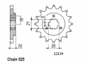 Front sprocket TT Esjot