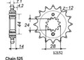 Front sprocket Esjot