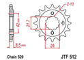 Front sprocket TT Esjot