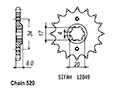 TT Esjot Rear Sprocket