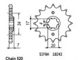 Front sprocket Esjot