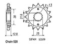 TT Esjot Rear Sprocket