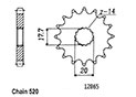 TT Esjot Rear Sprocket