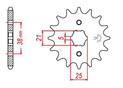 Front sprocket Esjot