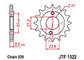 TT Esjot Rear Sprocket