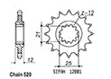 TT Esjot Rear Sprocket