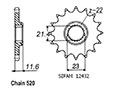 TT Esjot Rear Sprocket