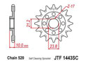 Front sprocket TT Esjot