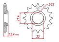 Front sprocket Esjot