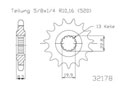 Front sprocket Esjot