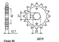 Front sprocket Esjot