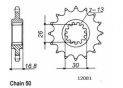 Front sprocket Esjot