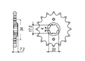 Front sprocket Honda Chain 520