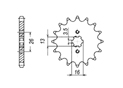 Front sprocket Yamaha Chain 420