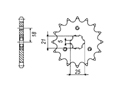 Front sprocket Suzuki Chain 530