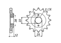 Front sprocket Ducati Chain 520