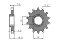 Front sprocket Aprilia BMW Chain 525