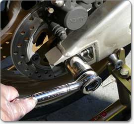 How to replace the drive chain and sprockets.